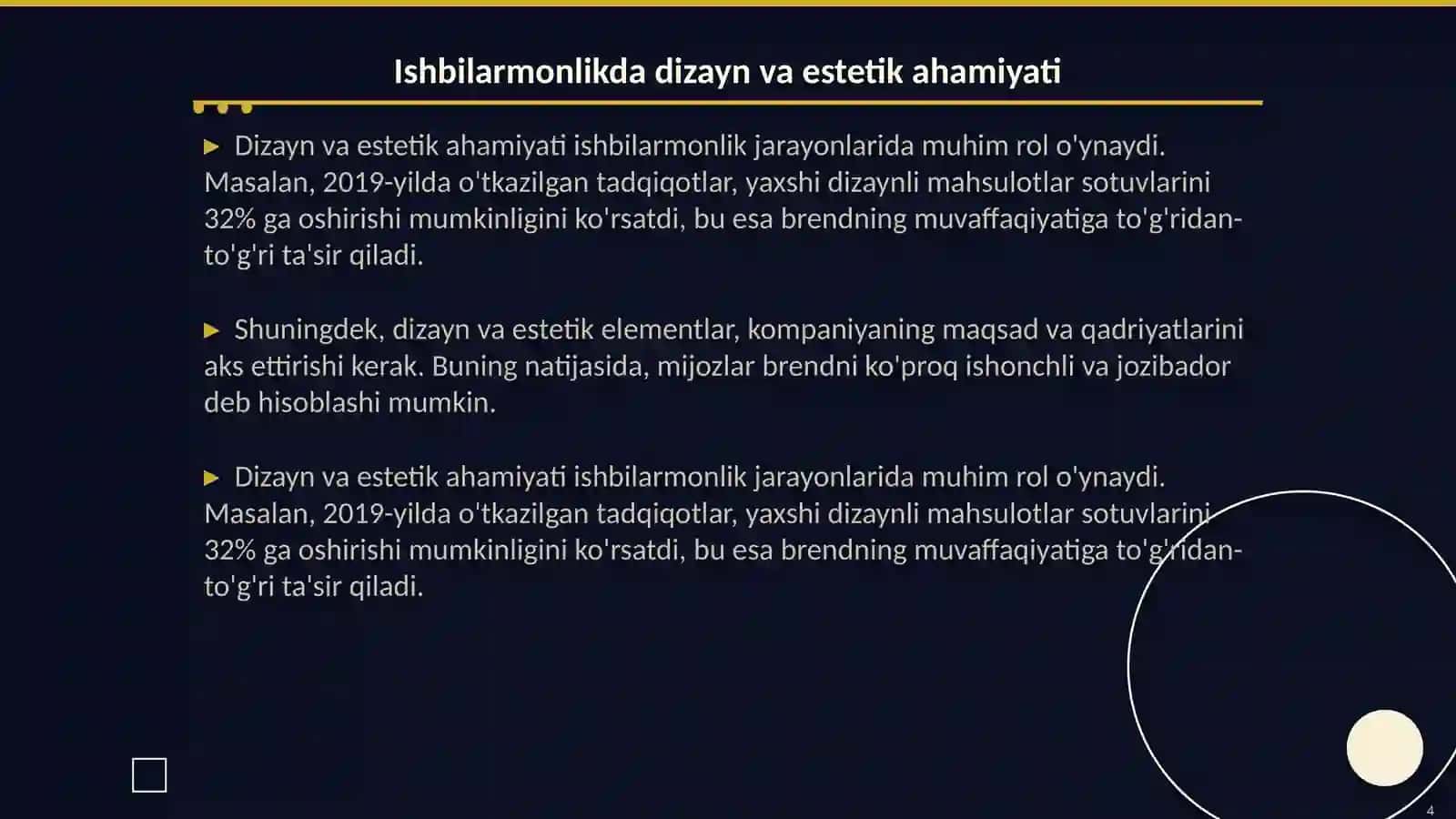 Ishbilarmonlik estetikasi 4