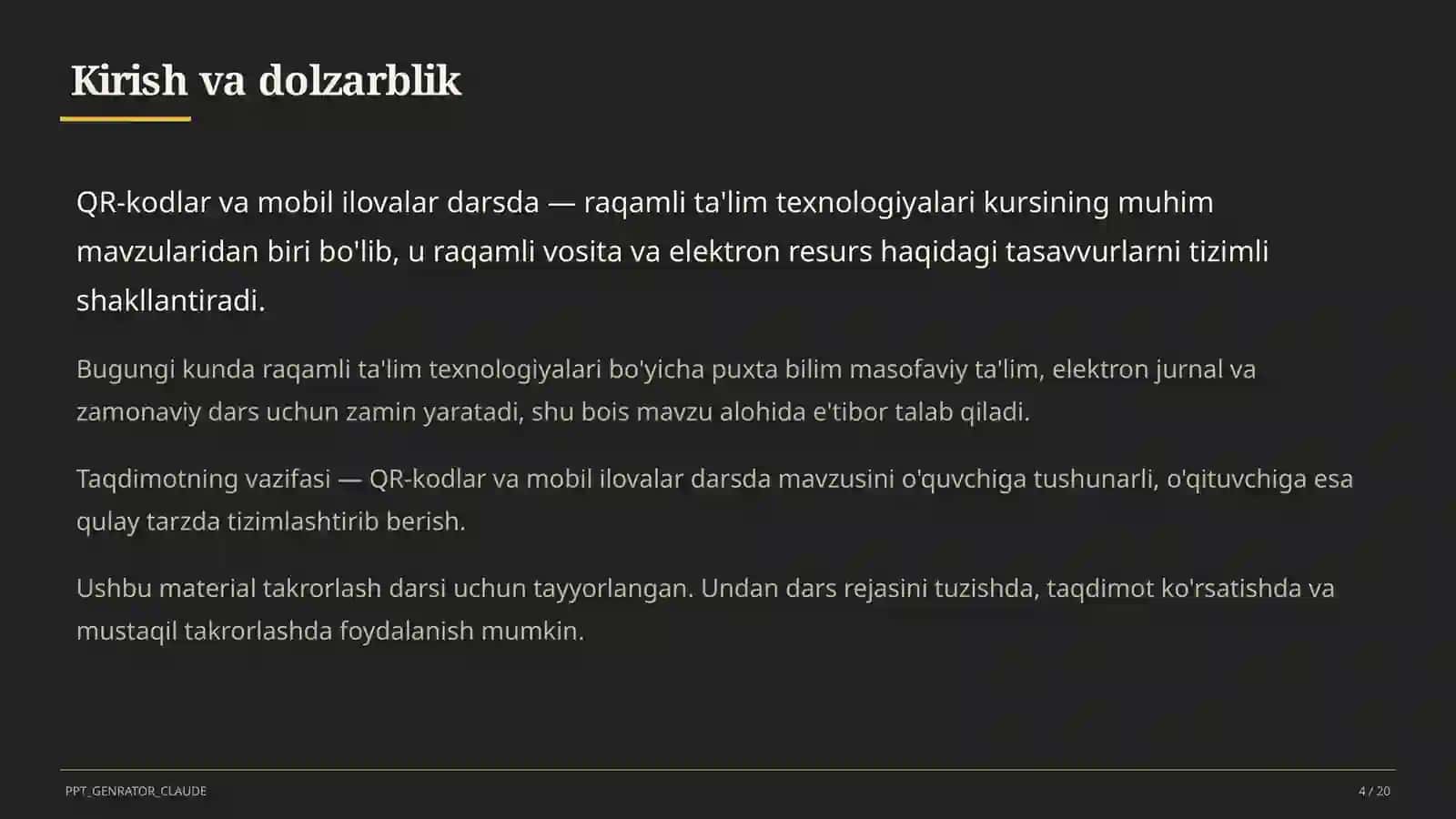 QR-kodlar va mobil ilovalar darsda 4