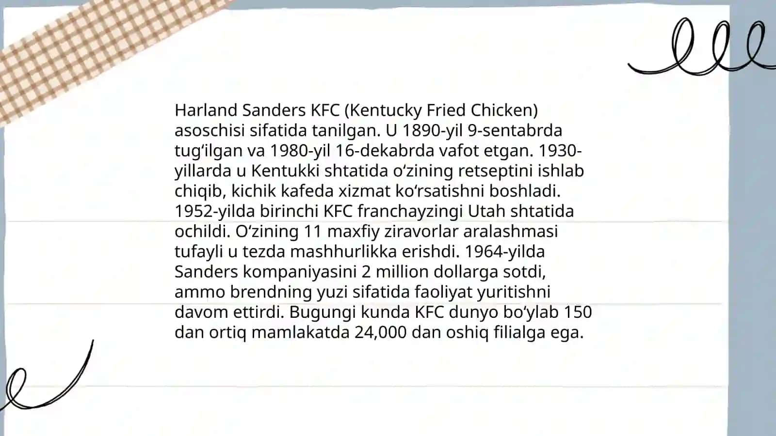 KFC tarixi 4