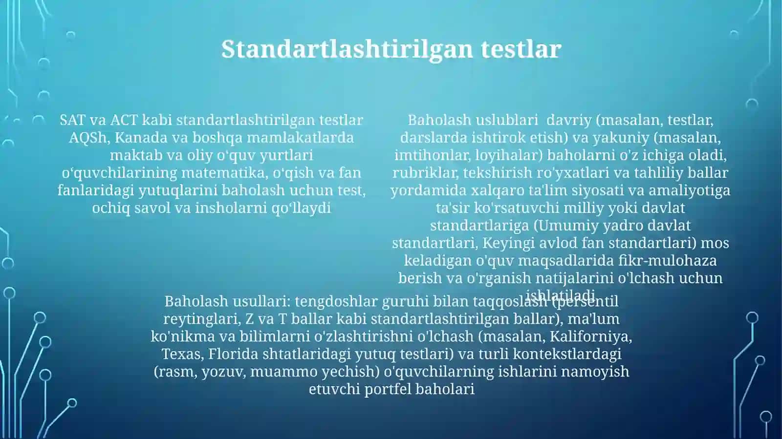 Samarali Baholash 4