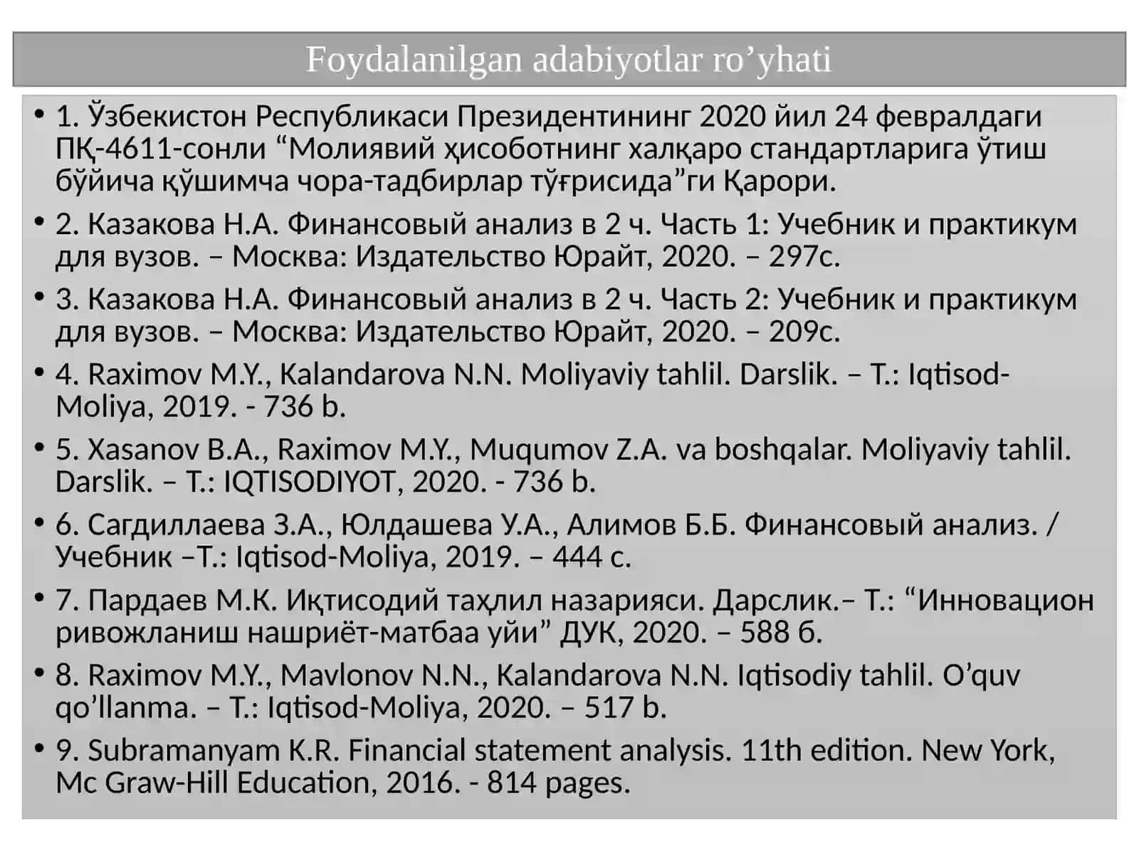 Iqtisodiy tahlil fanining nazariyasoslari 4