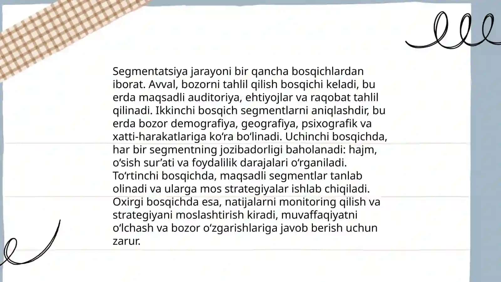 Bozor Segmentatsiyasi 4