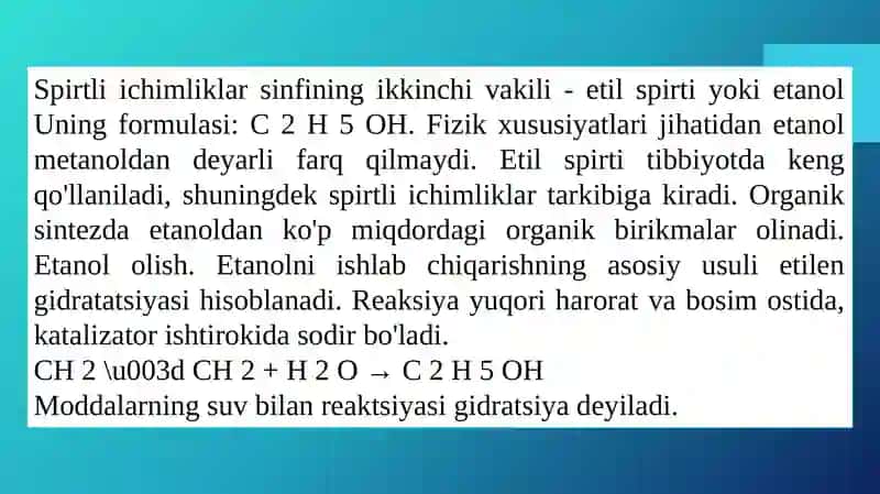 Kislorodli organik birikmalar 4