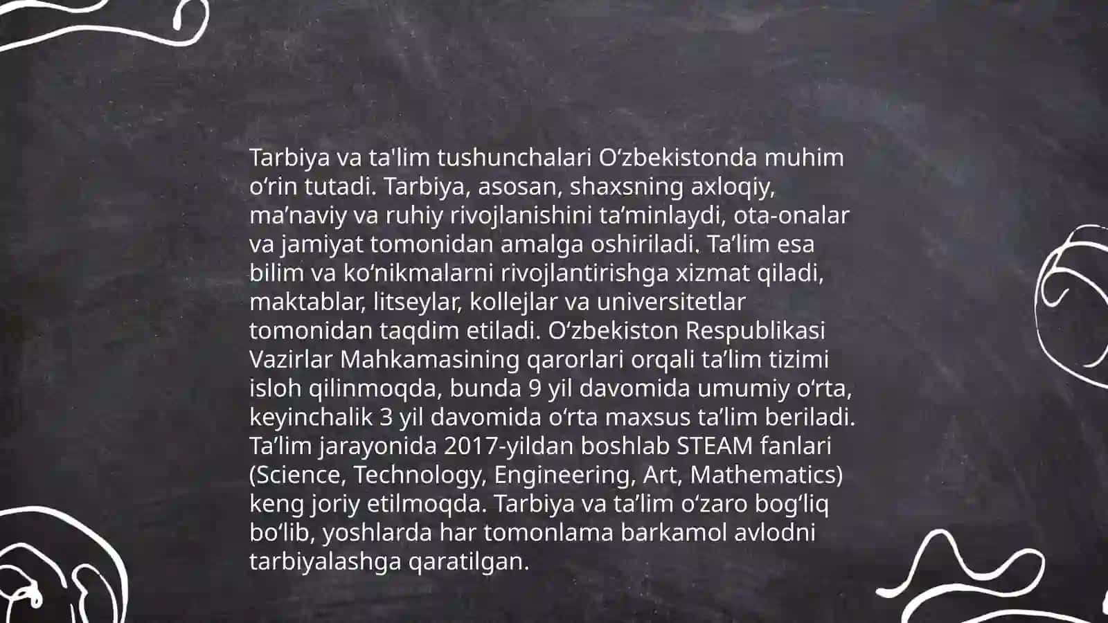 Tarbiya konsepsiyasi tarix 4