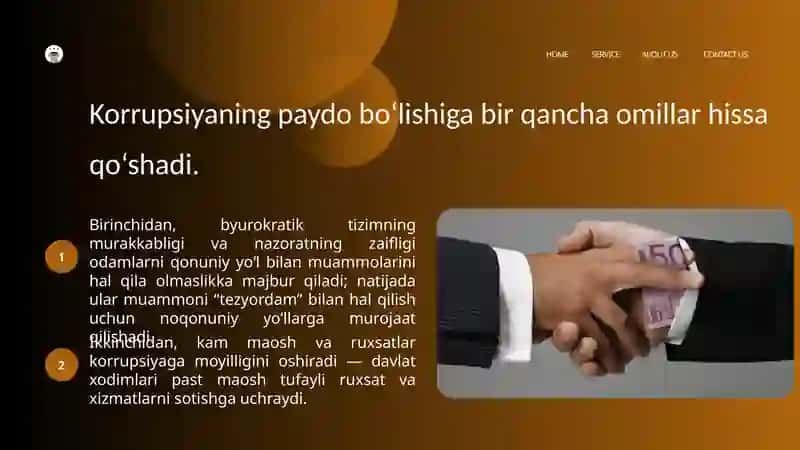 Korrupsiya halokatga yo'l 4