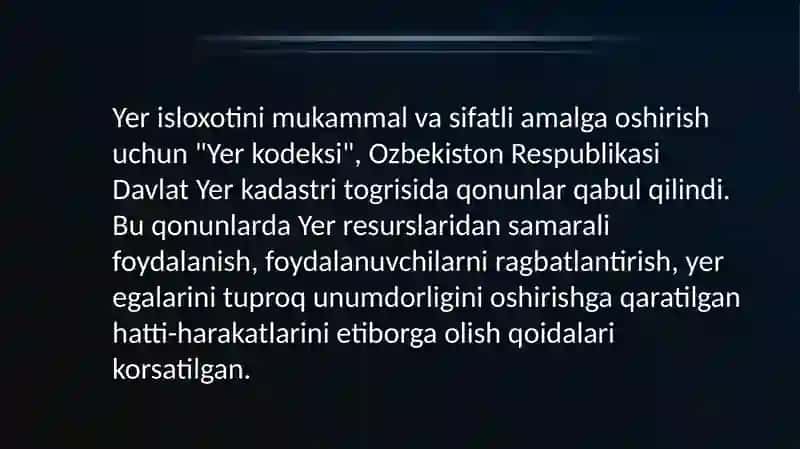 Sug'oriladigan yerlarni sifat baholash va uning qishloq xo‘jaligidagi ahamiyati 4