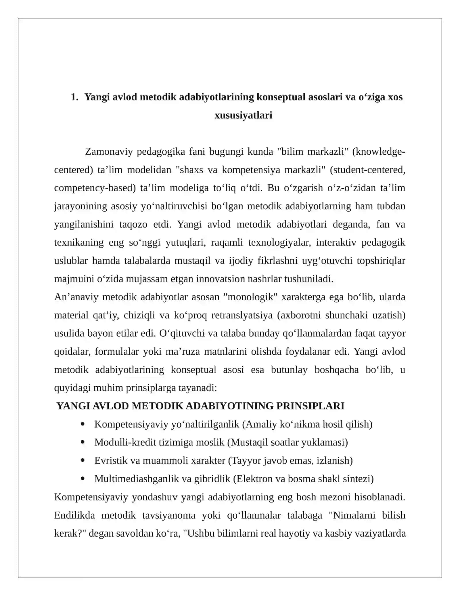 Yangi metodik adabiyotlarga taqriz bitish 4
