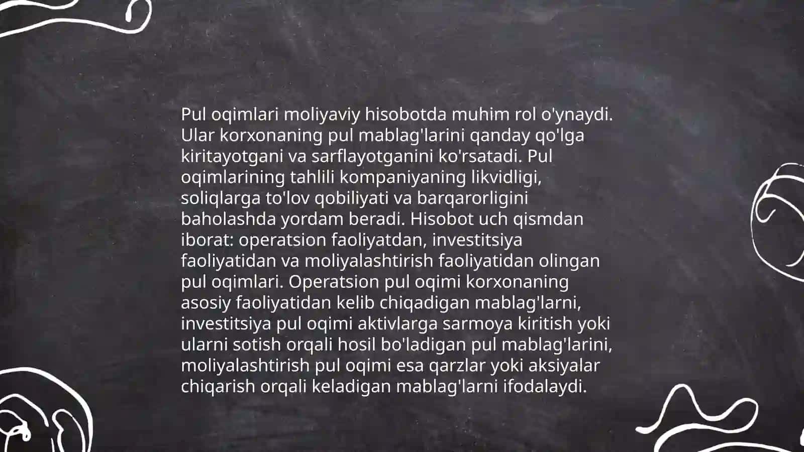 Pul oqimlari tushunchasi 4