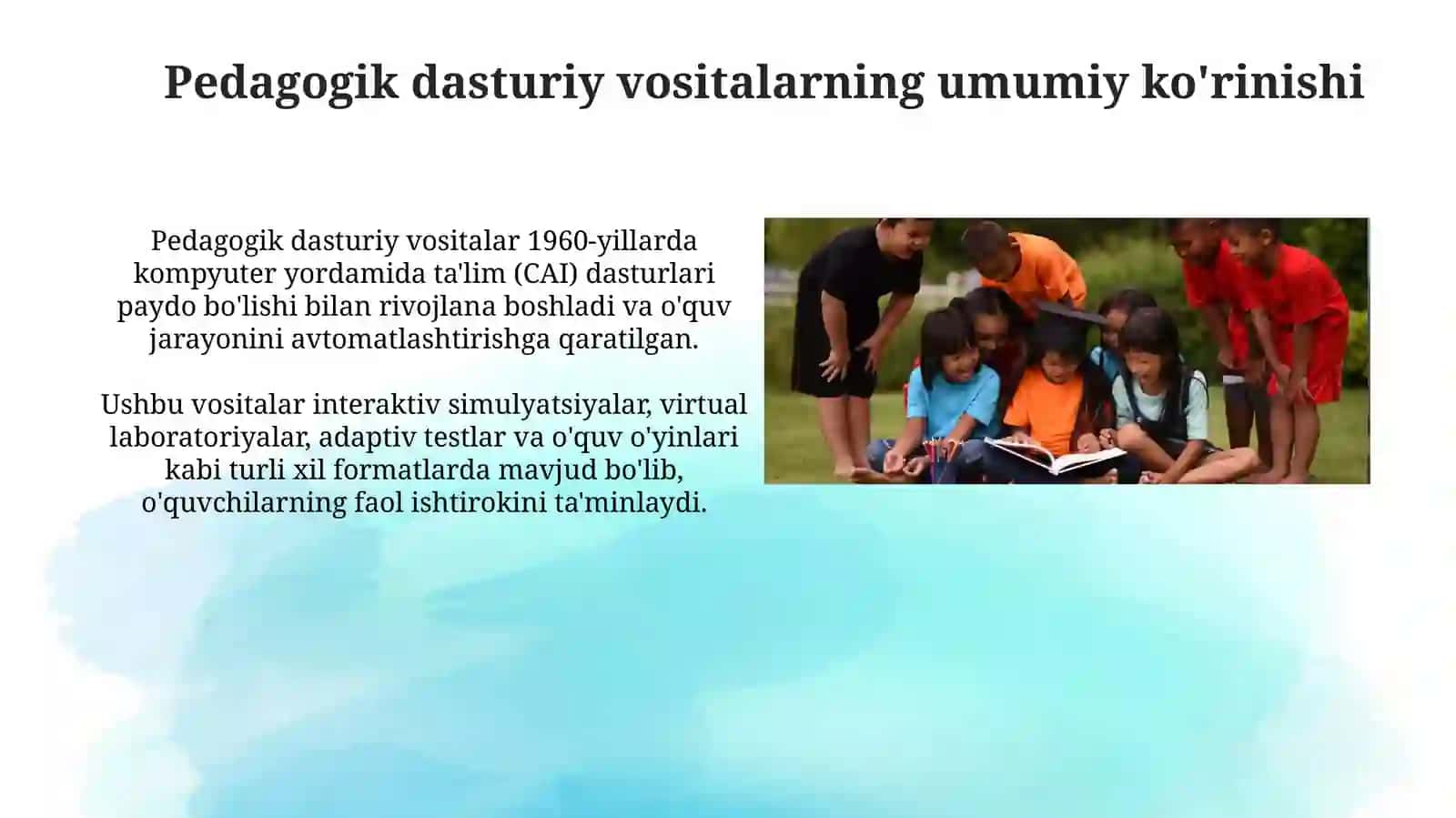 Pedagogik dasturiy va sitalar fanida 4