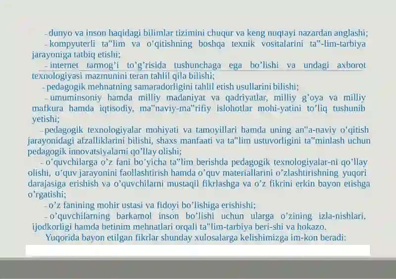 SINF RAHBARINING O'QUV FAOLIYATI SAMARADORLIGINI OSHIRISH YO'LLARI 4