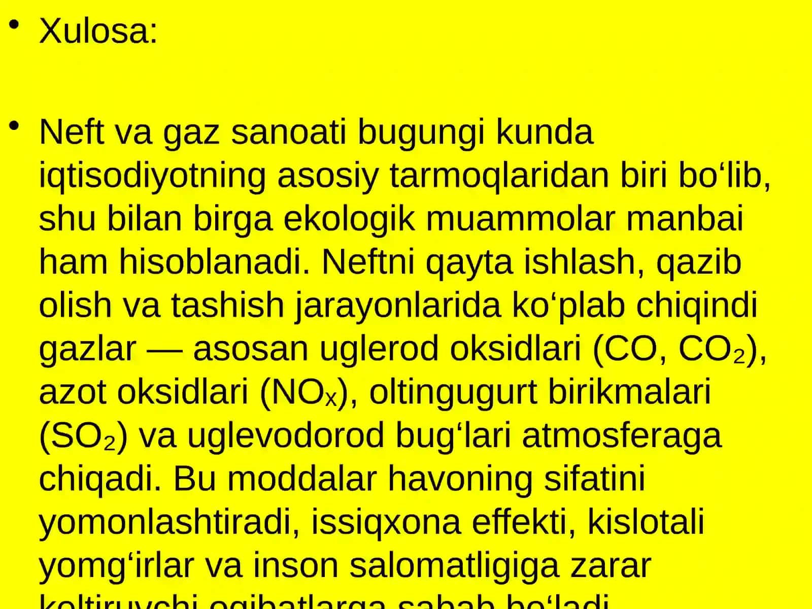 Ekologiya fanidan MUSTAQIL ISHI 4