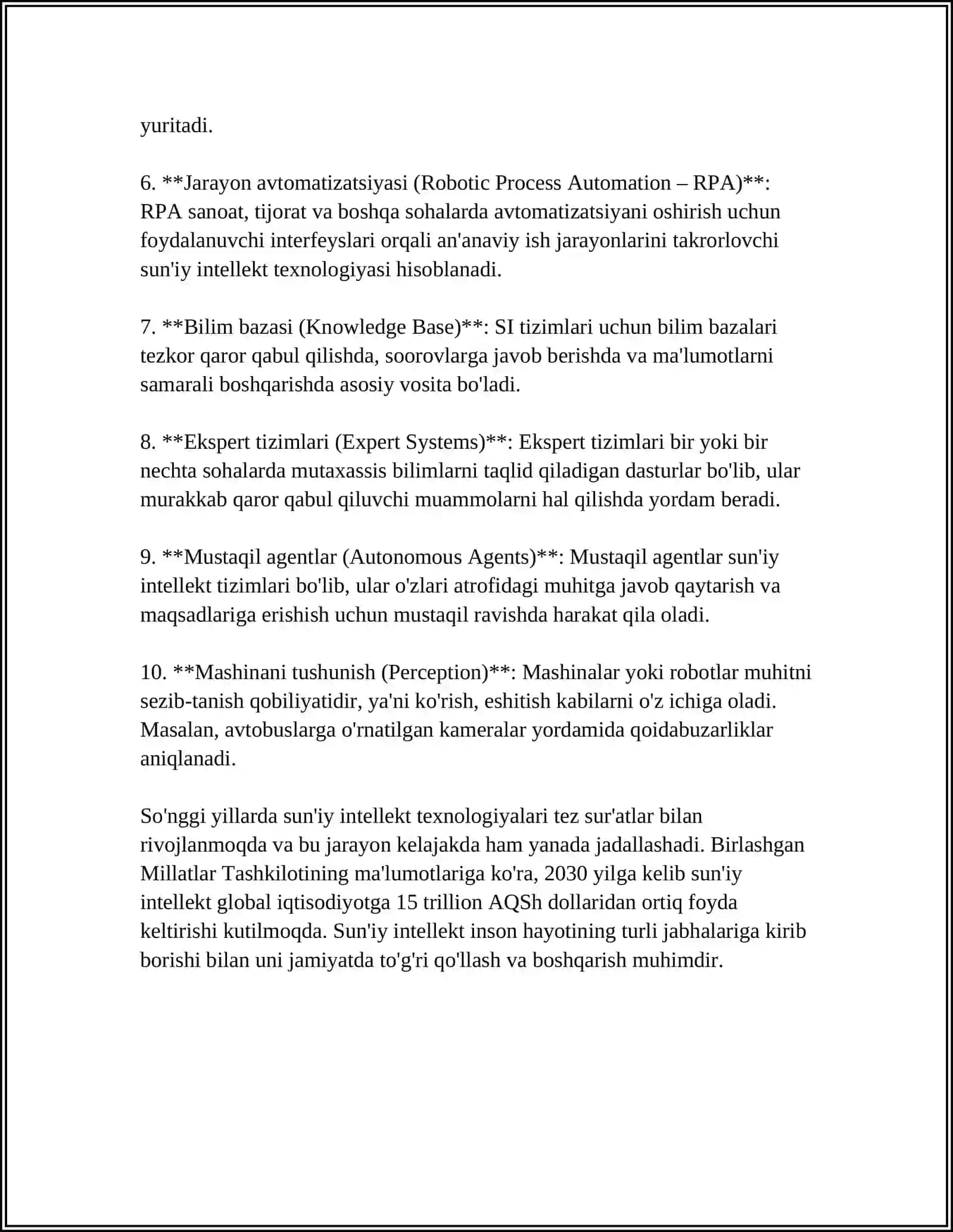 MALUMONTLARNING INTELEKTUAL TAXLILI VA QO'LLANILISHI 4