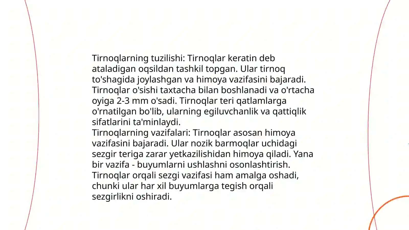 Odam organizmi haqida 4