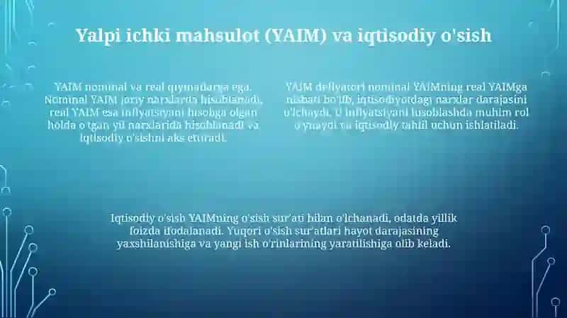 Milliy iqtisodiyot va uning makroiqtisodiy ko‘rsatkichlari 4