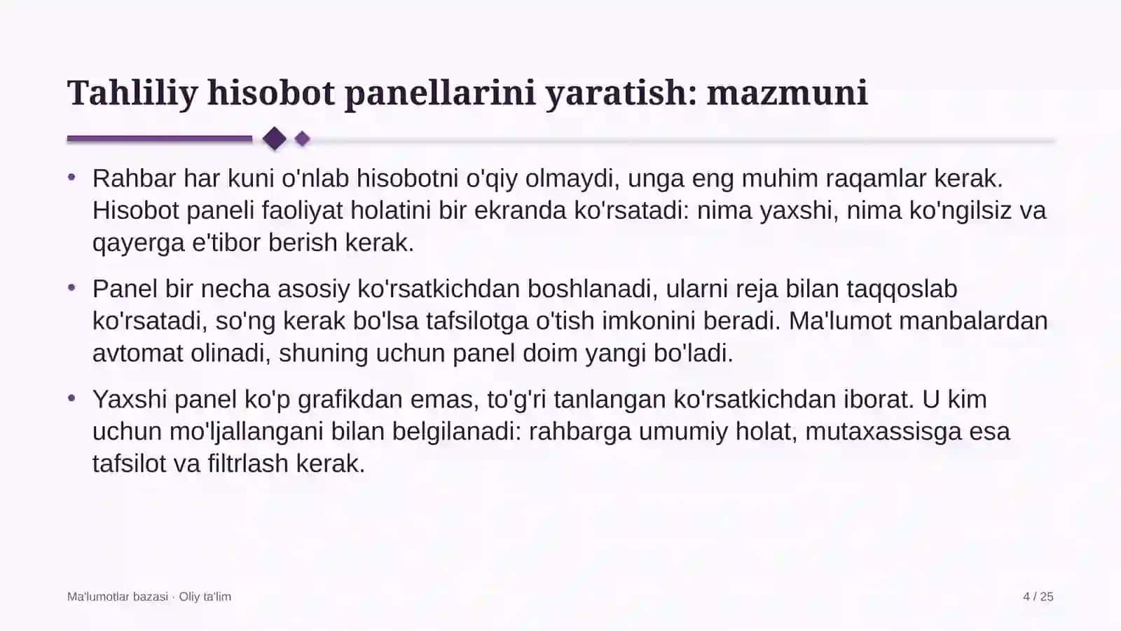 statistika organlarida tahliliy hisobot panellarini dashboard yaratish 7524 4