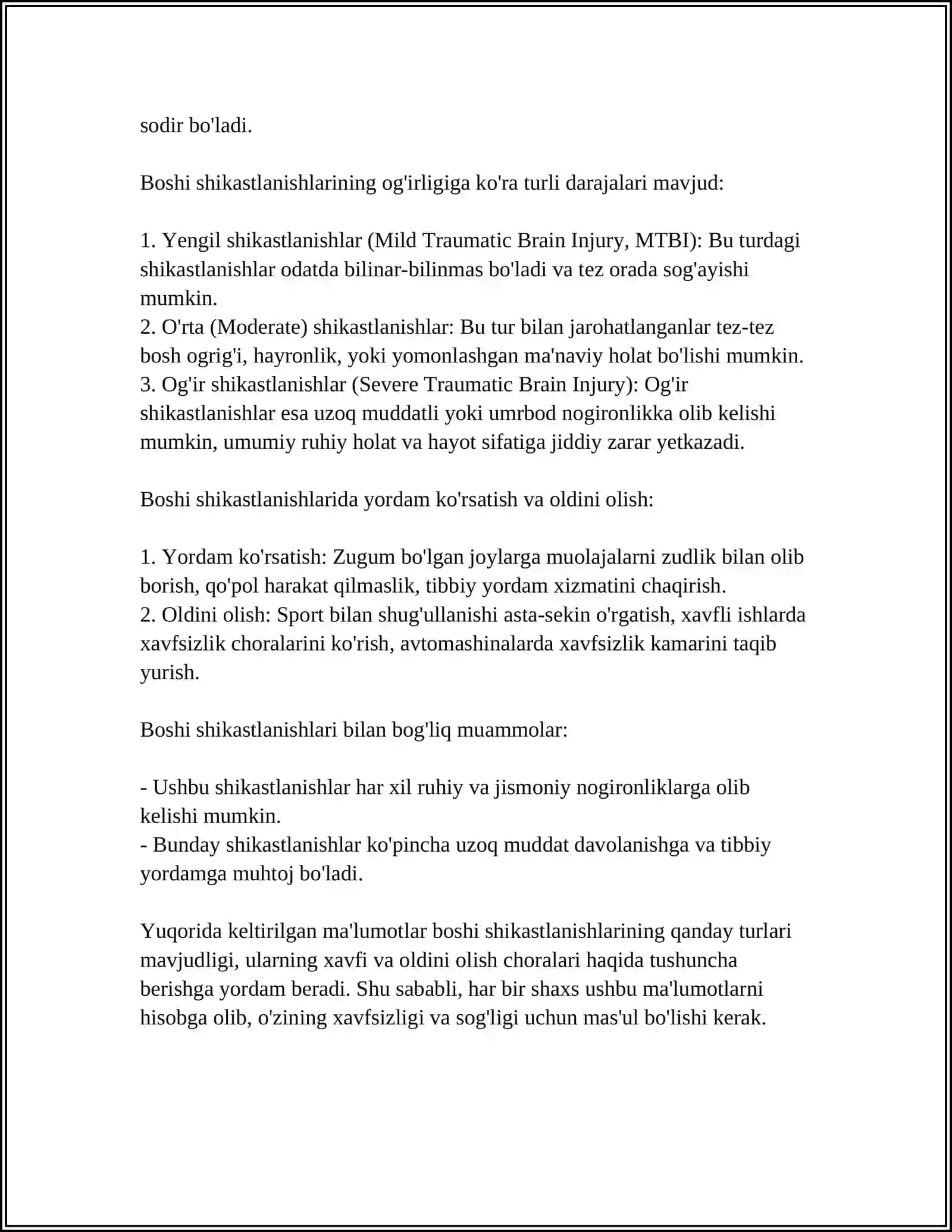 TAYANCH HARAKAT APPARATINING SHIKASTLANISHLARI 4