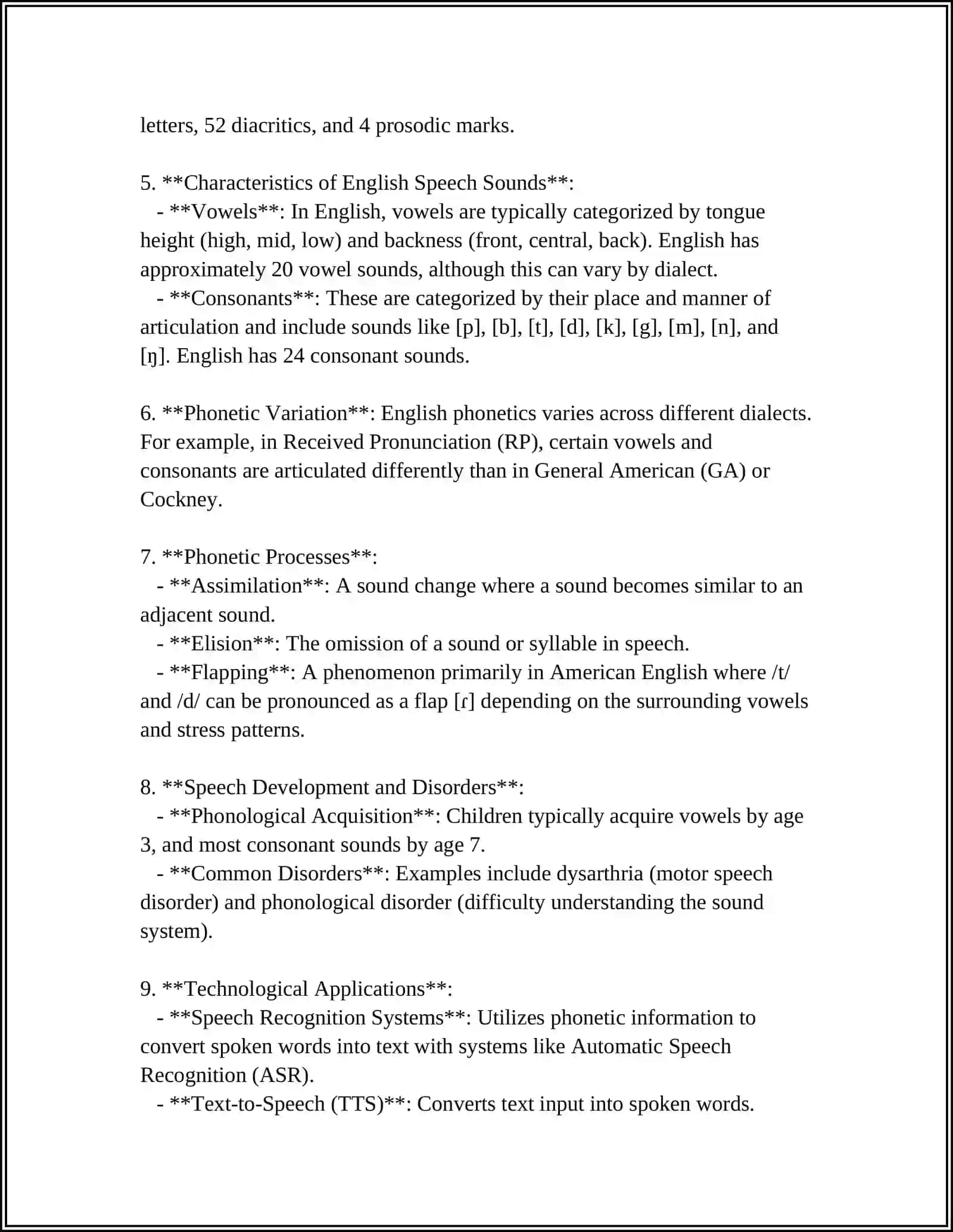 Phonetics Study 4