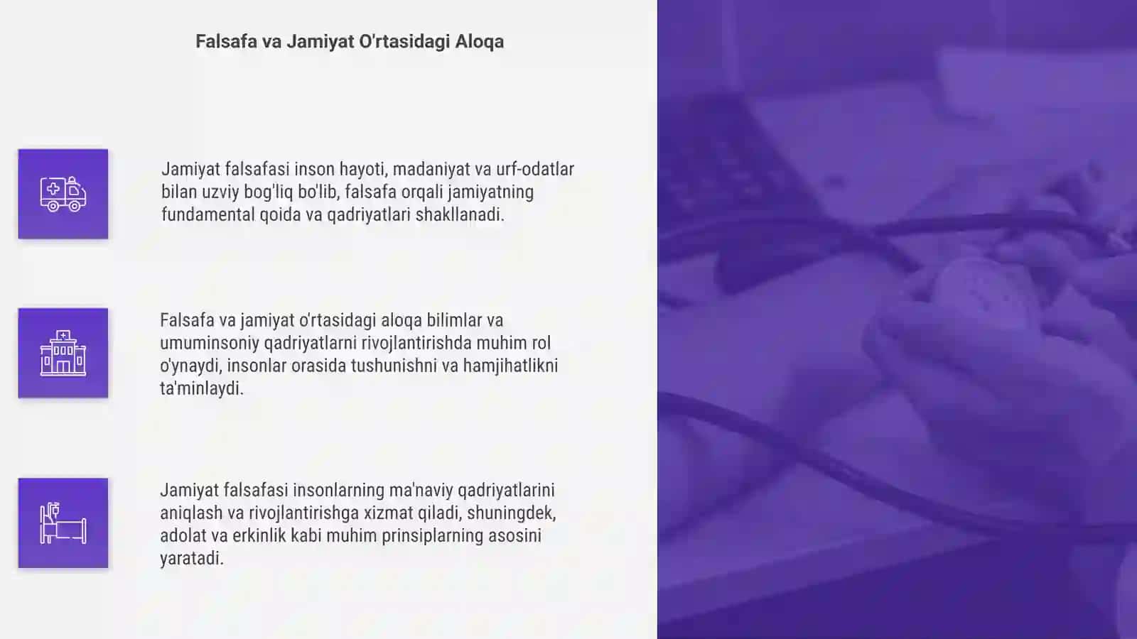 Jamiyat Falsafasi 4