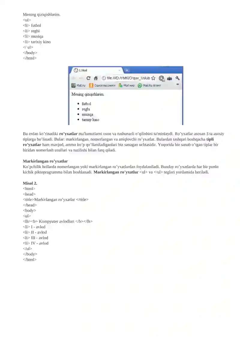 WEB-DIZAYN VA UNING DASTURIY TA’MINOTI 4