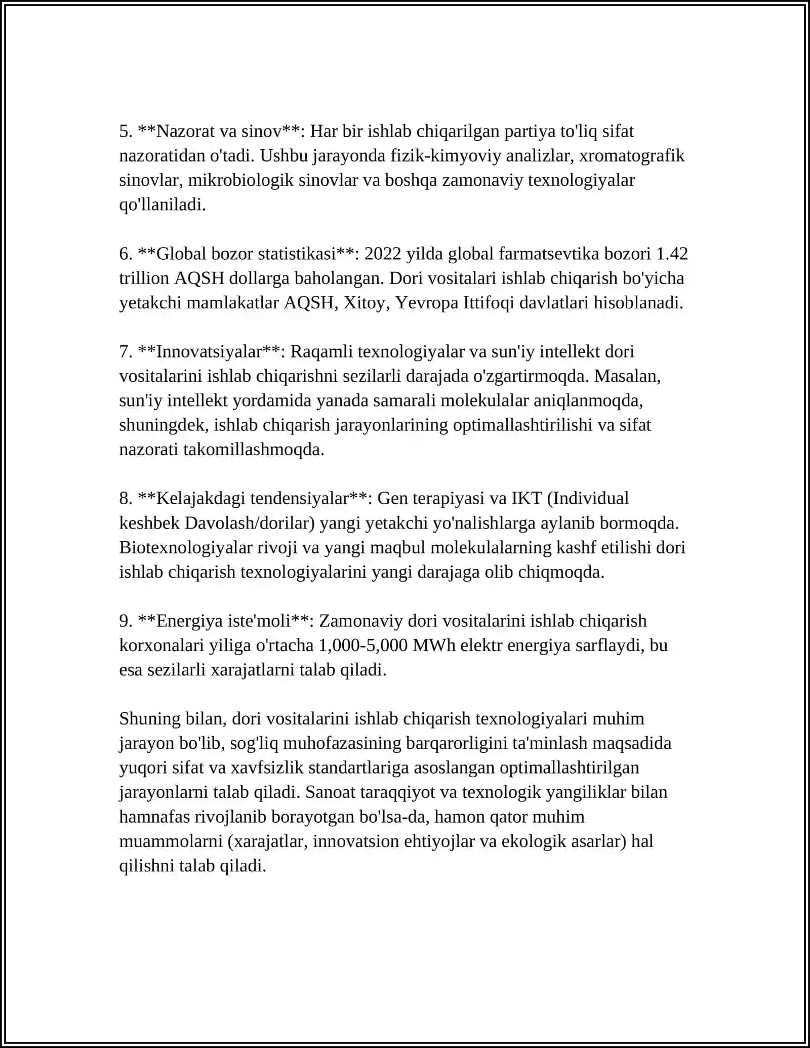 Dori Vositalari Ishlab Chiqarish Texnologiyalari 4