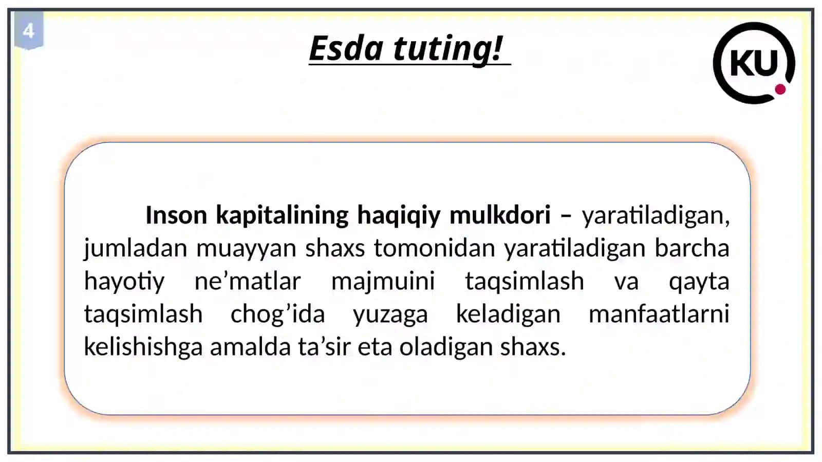 Mulk huquqlari nazariyasi va mulkchilik shakllarining rivojlanish evolyutsiyasi 4