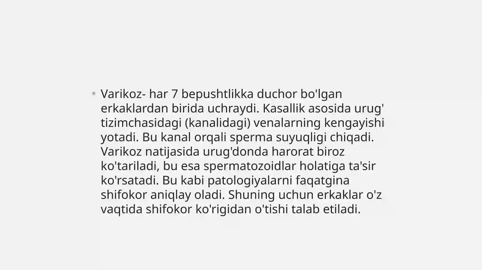Erkaklar bepushtligi 4