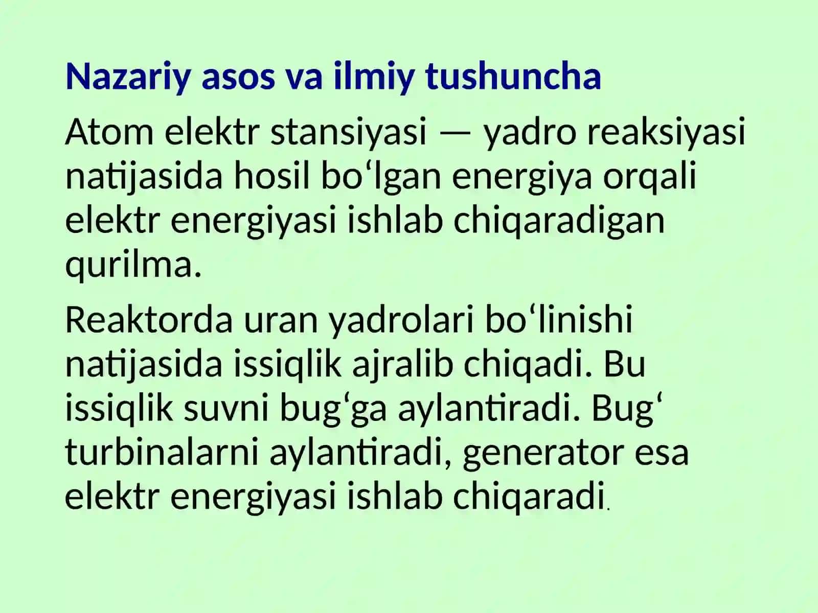 ATOM ELEKTR STANSIYALARI 4