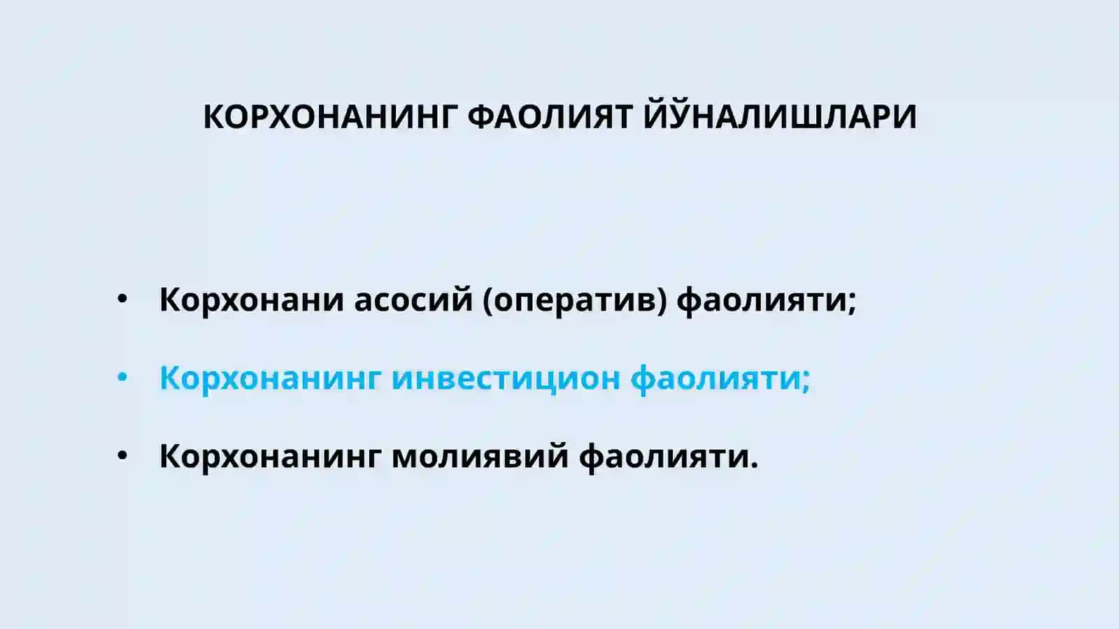 КОРПОРАТИВИНВЕСТИЦИЯЛАРНИБОШҚАРИШ 4