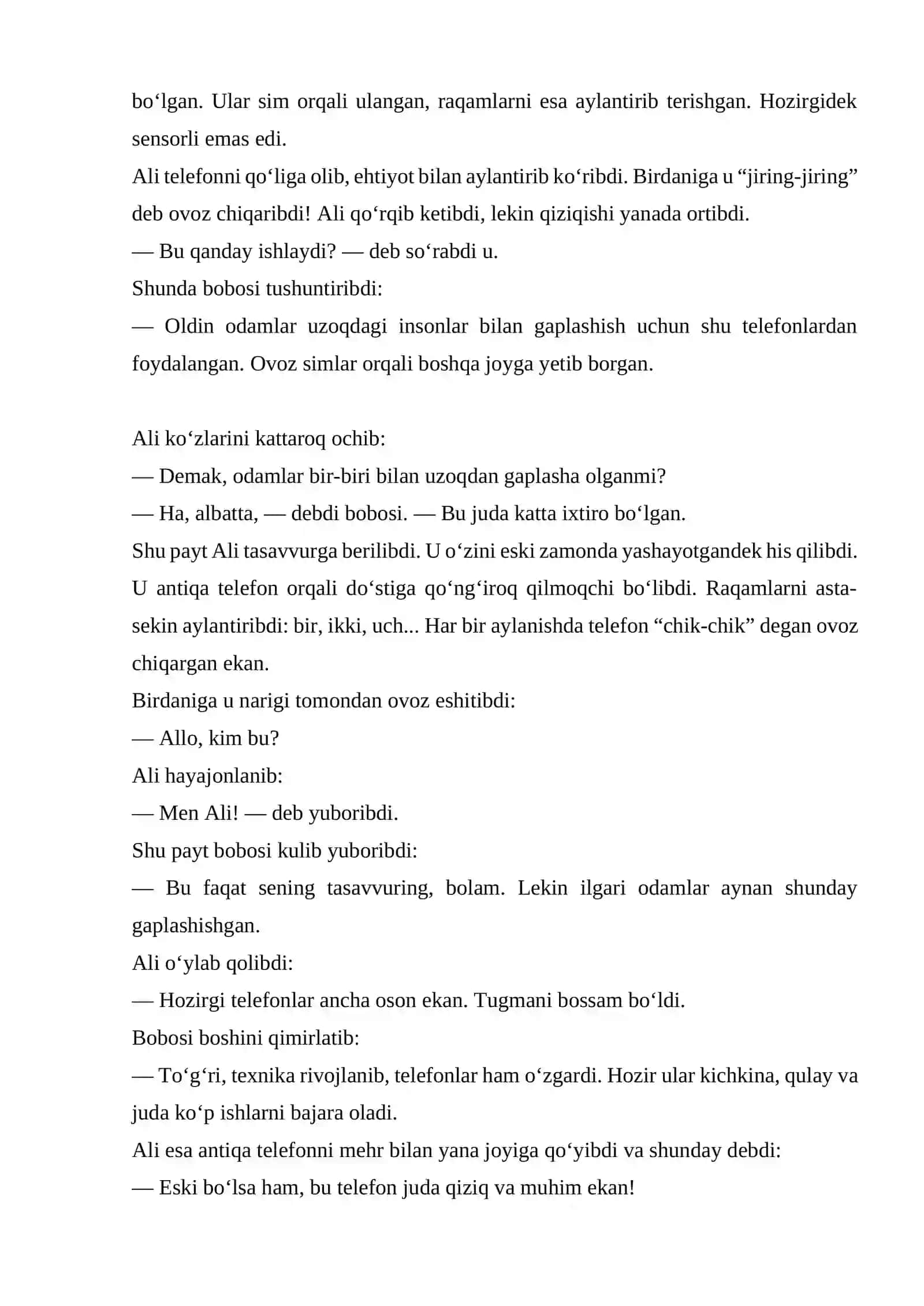 DARS ISHLANMASI Antiqa telefon nima? 4