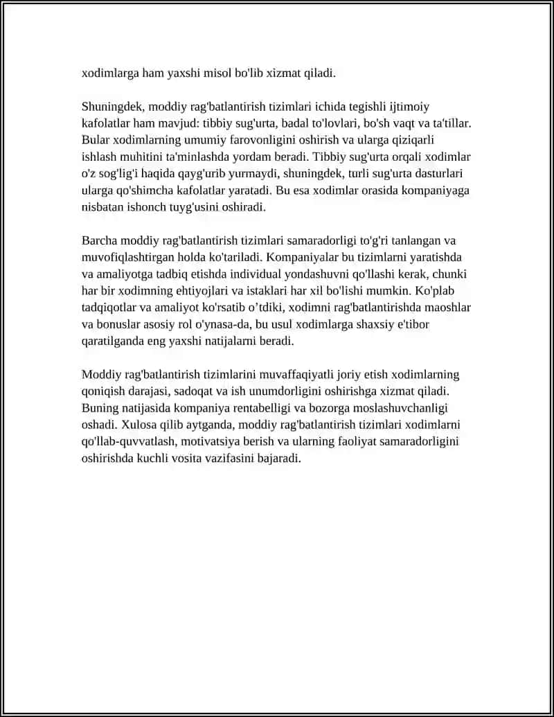 XODIMLARNI RAĞBATLANTIRISH VA MOTIVATSIYALASH USULLARI 4