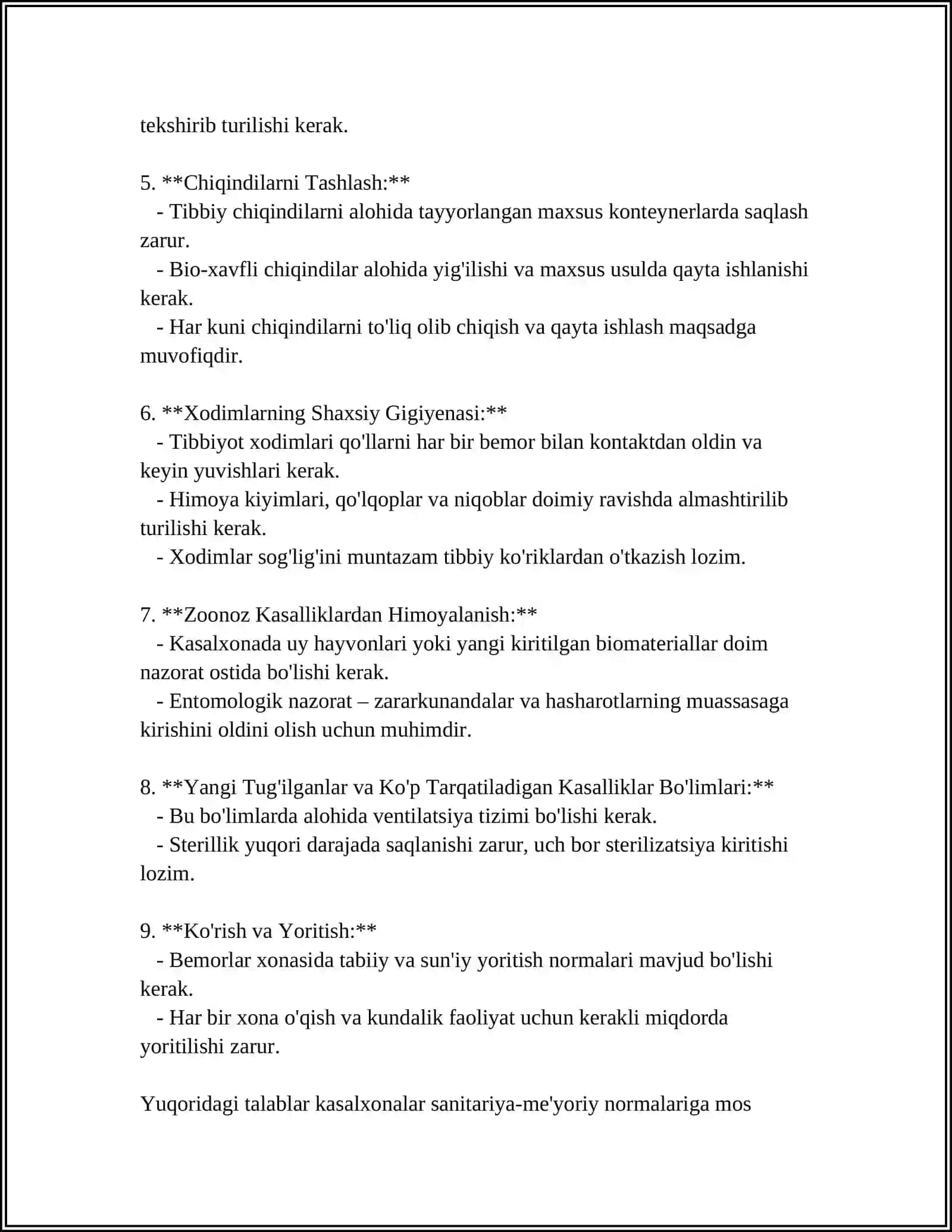 KASALXONA ICHKI INFEKTSIYSPARINI KELIB CHIQISHI UCHUN HAVO MUHITINING BAKTERIOLOGIK IFLOSLANGANLIGING AHAMIYATI 4
