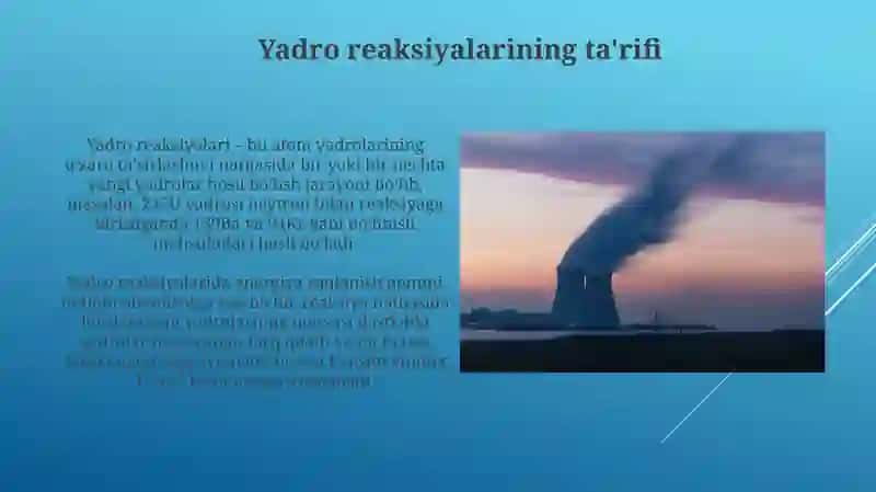 Yadrovi reaksilar 4