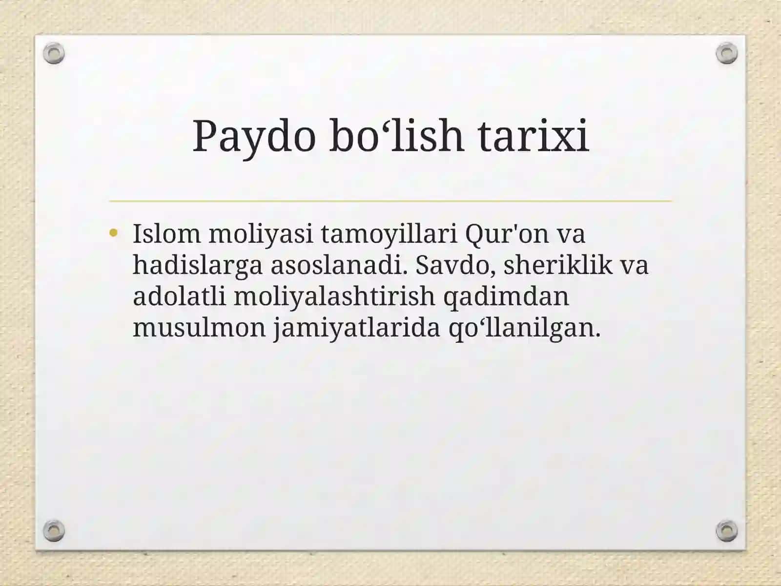 Islombank tizimining rivojlanish bosqichlari 4