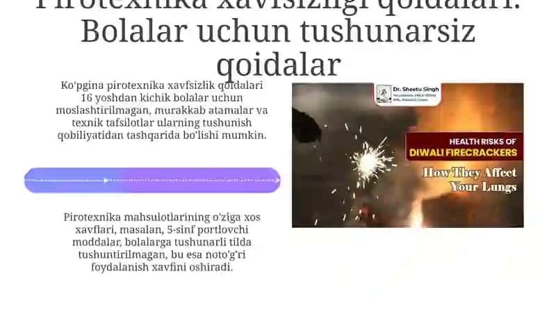Bolalar tomonidan pirotexnika vositalaridan foydalanishning salbiy oqibatlari 4