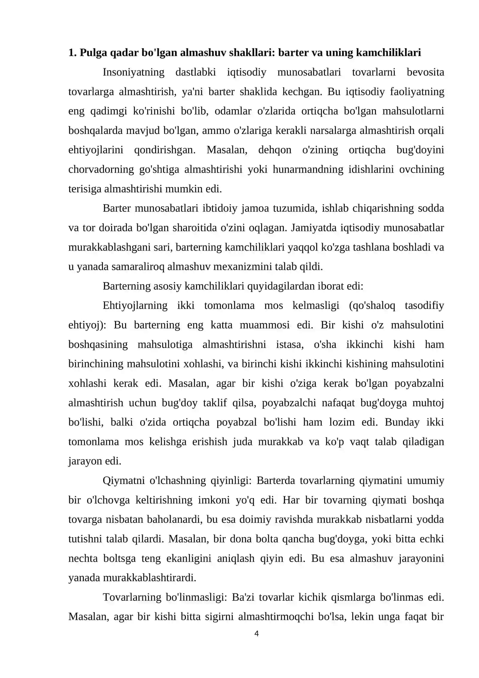 PULNING KELIB CHIQISHI, MOHIYATI VA VAZIFALARI 4