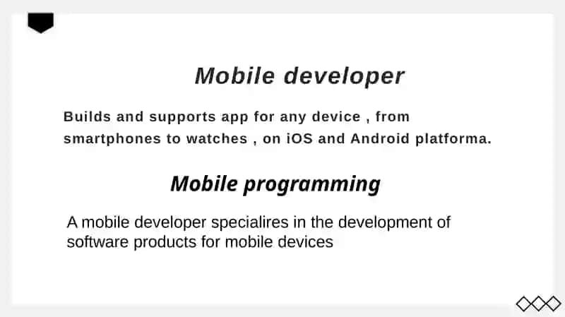 Mobil developer 4