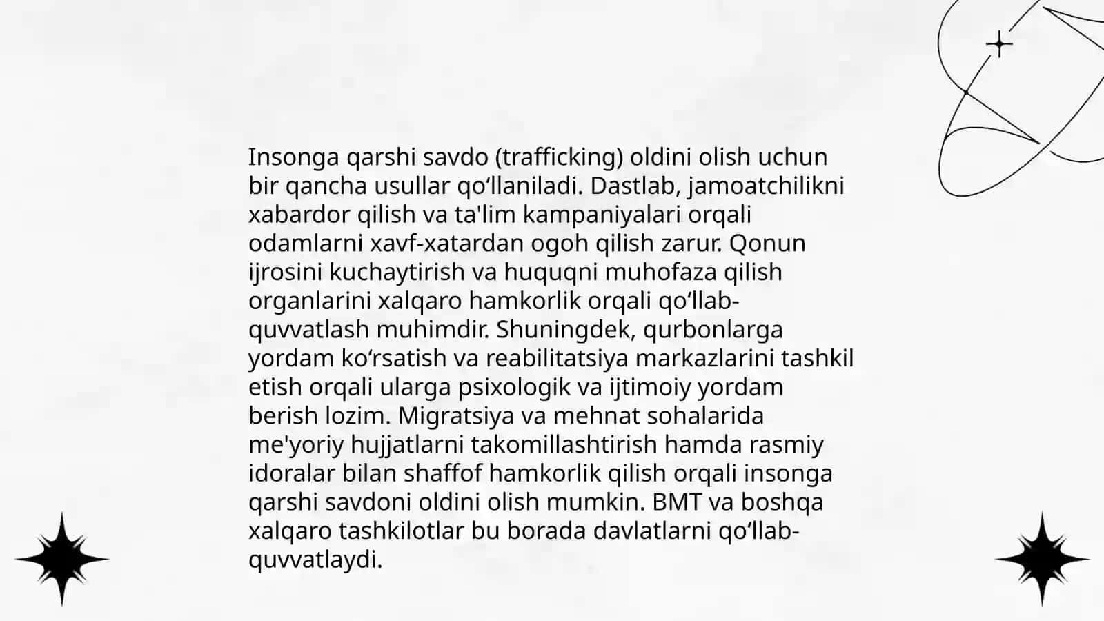 Odam savdosiga qarshi qonunlar 4