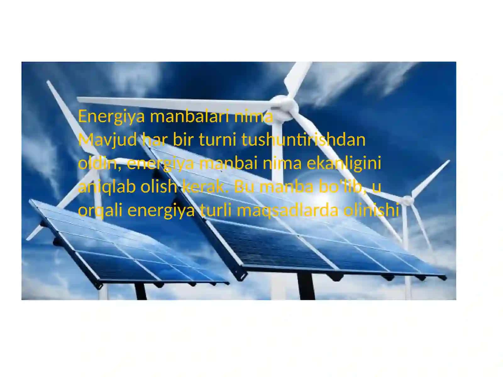 Energiya va uning turlari 4