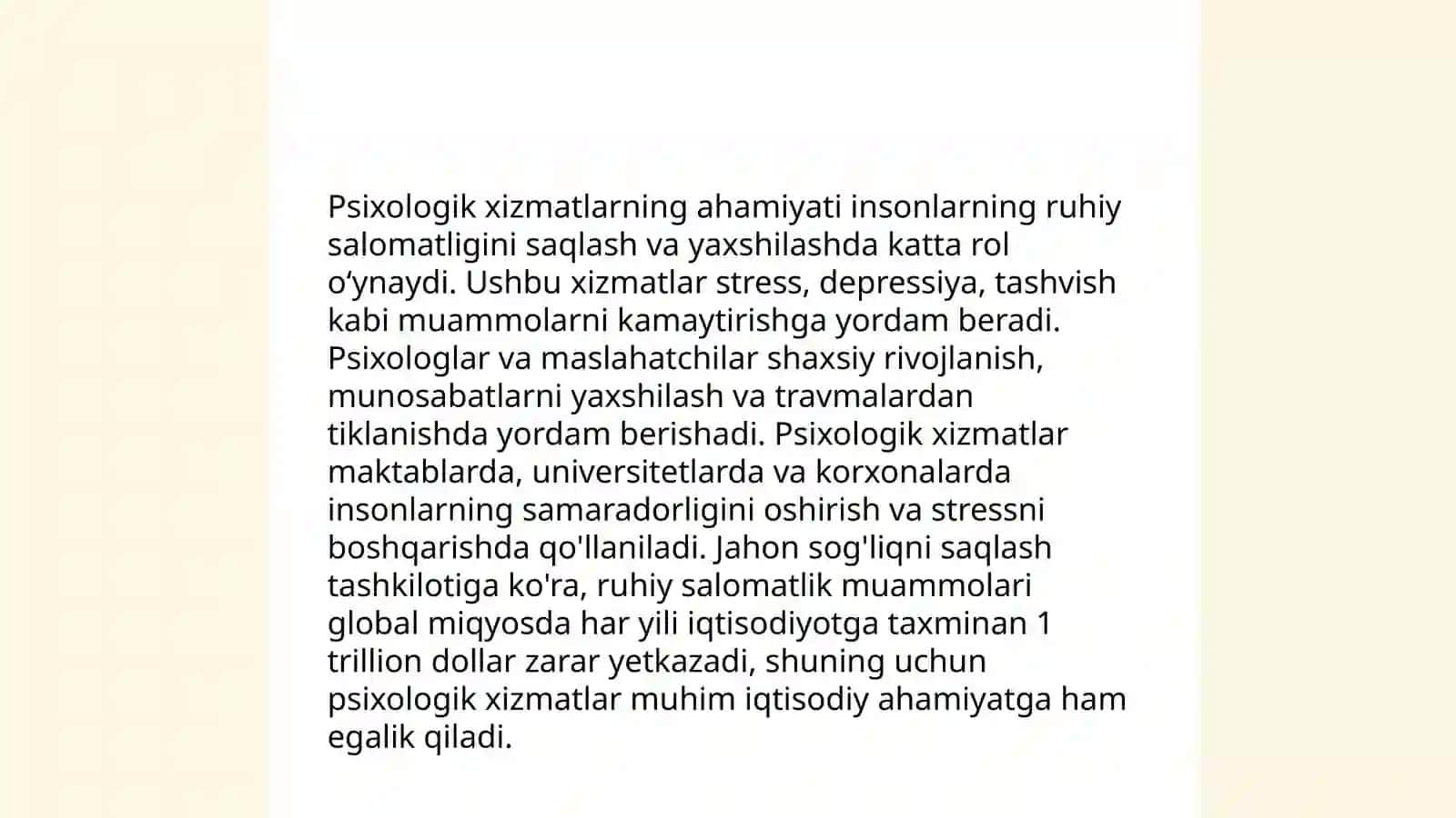 Mehribonlik uylarida psixologik xizmat 4