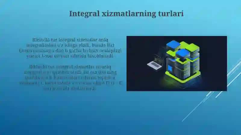 Intergal uslugi va uni tahlilda qoʻllanishi 4