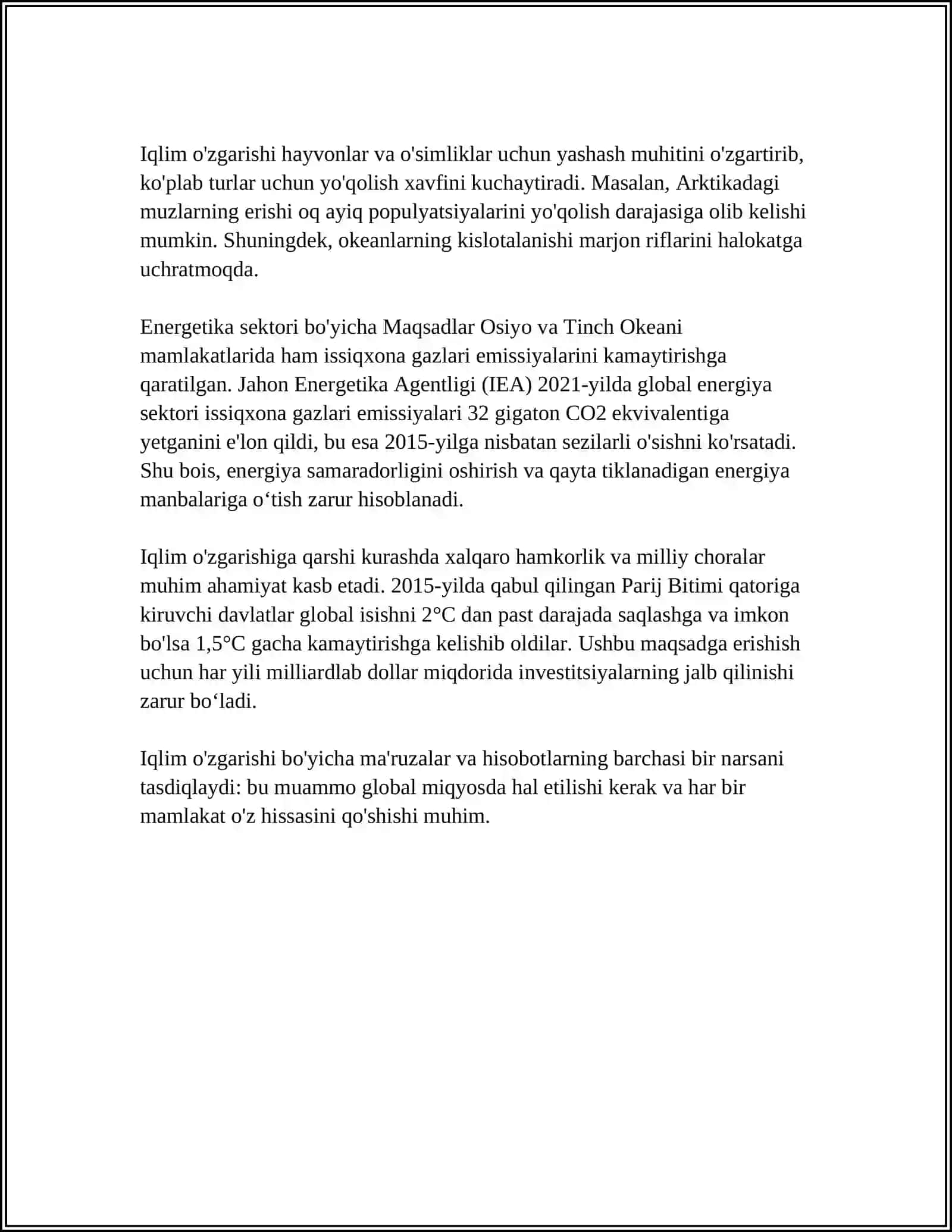 EKOLOGIYANI MUHOFAZA QILISH VA ATROF MUHITGA ZARAR YETKAZMASLIKKA DOIR SLIDE YASAB BER 4