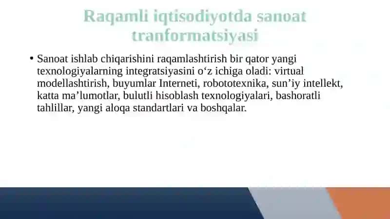 Raqamli transformatsiya 4