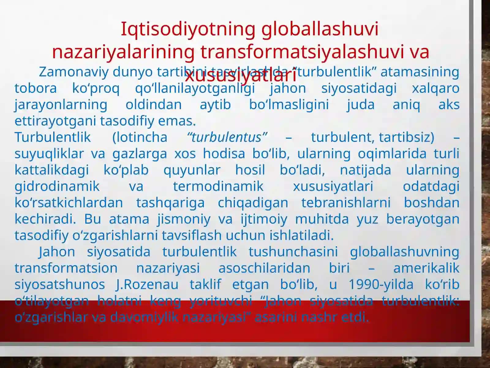 Global iqtisodiyotning o‘zgaruvchan konturlari va drayverlari 4
