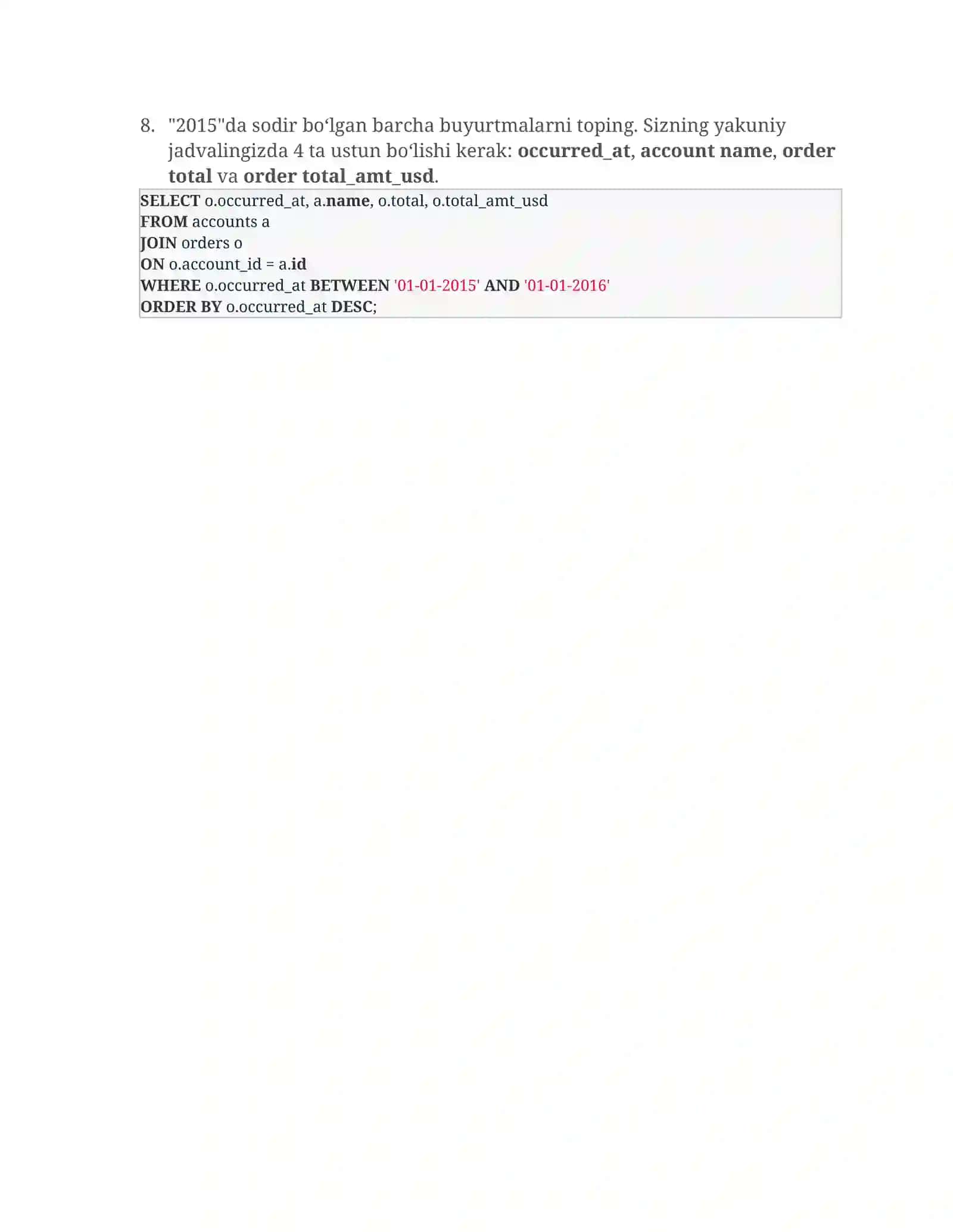 SQL JOIN operatori 4