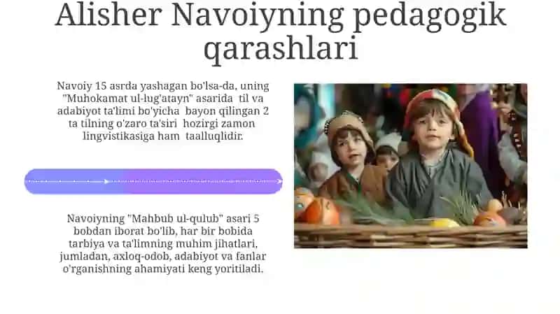 A.Jomiy va Alisher Navoiyning pedagogik qarashlari 4