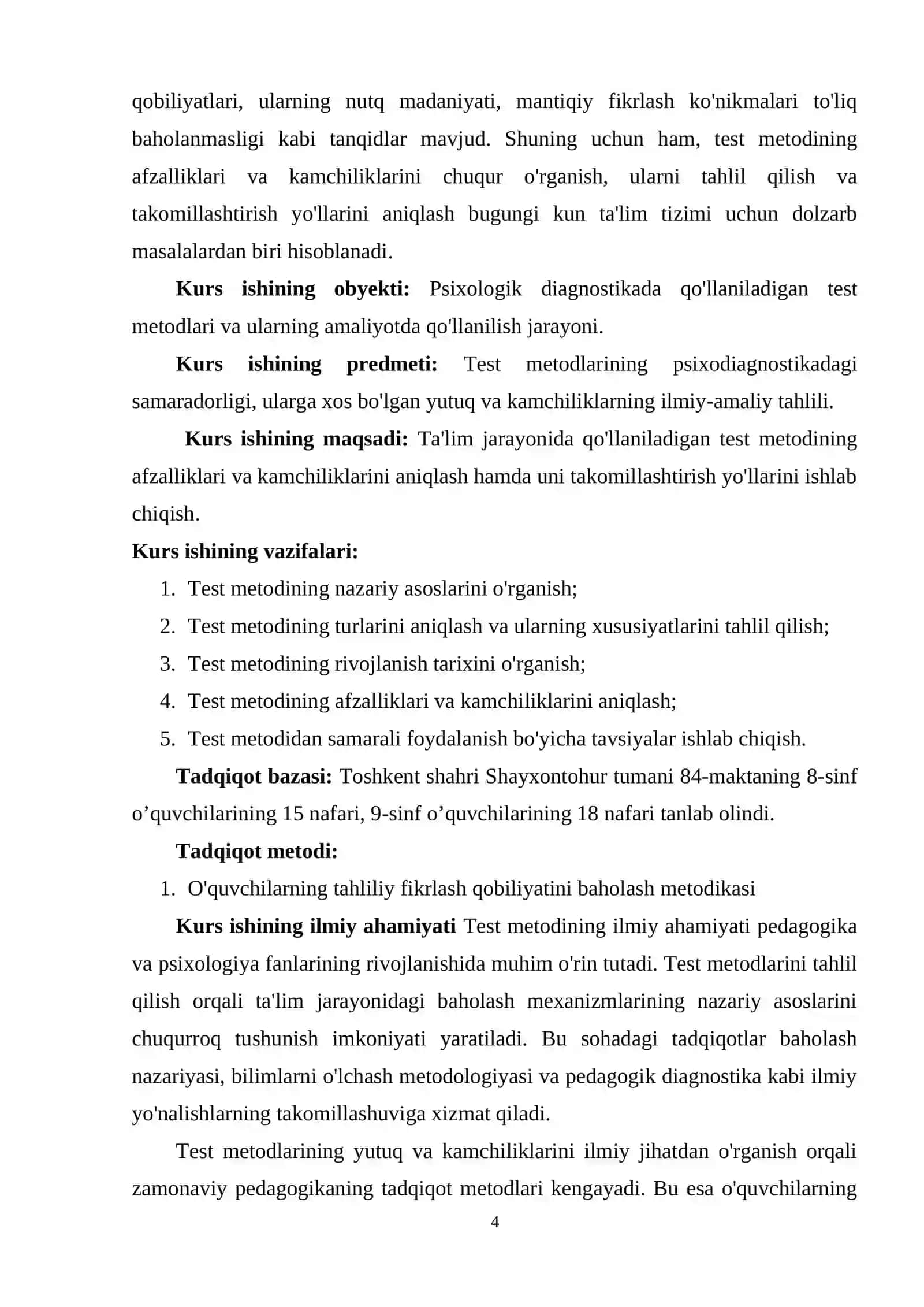 TEST METODINING YUTUQ VA KAMCHILIKLARI 4