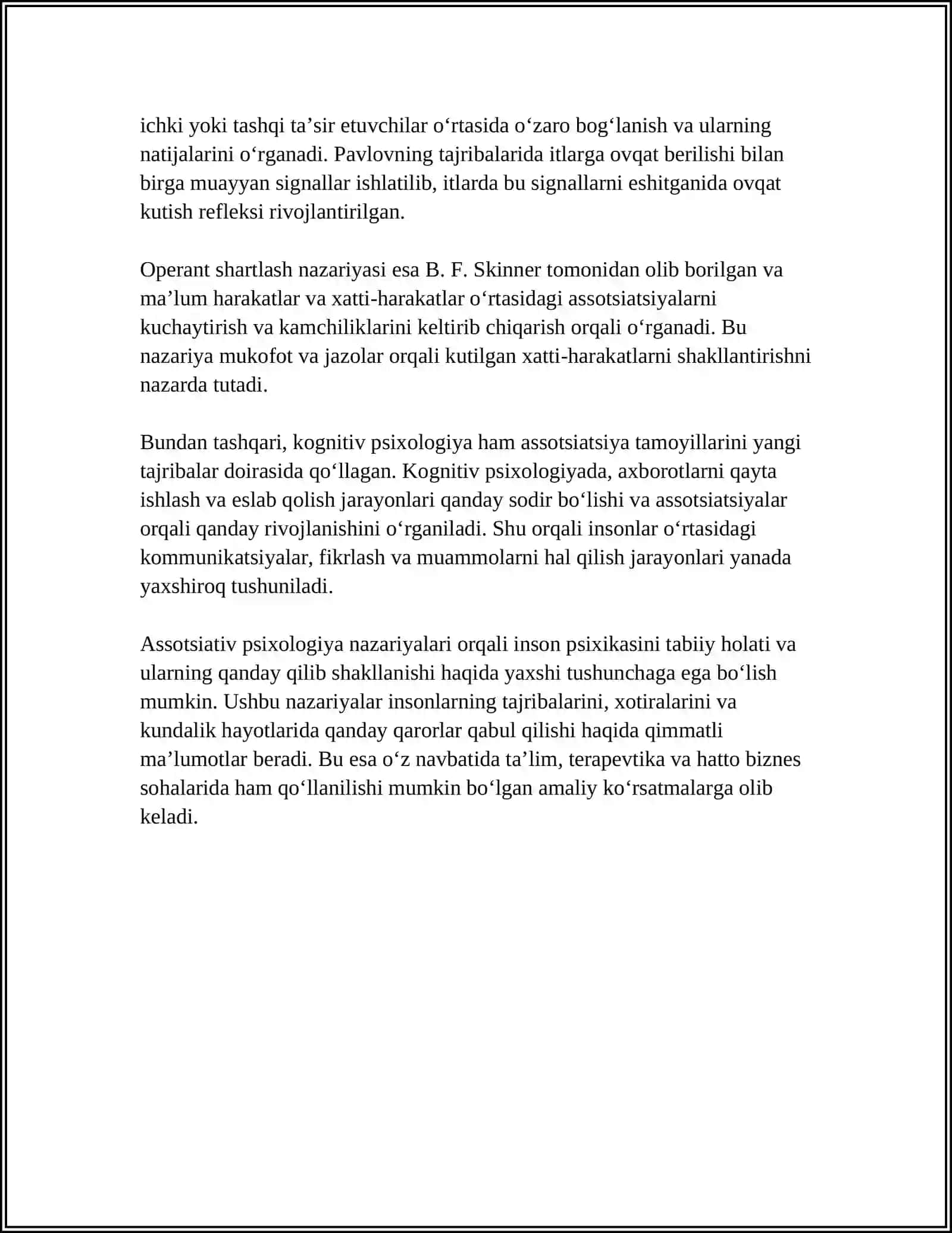 AVTOASSOTSIATIV TÕRLAR 4