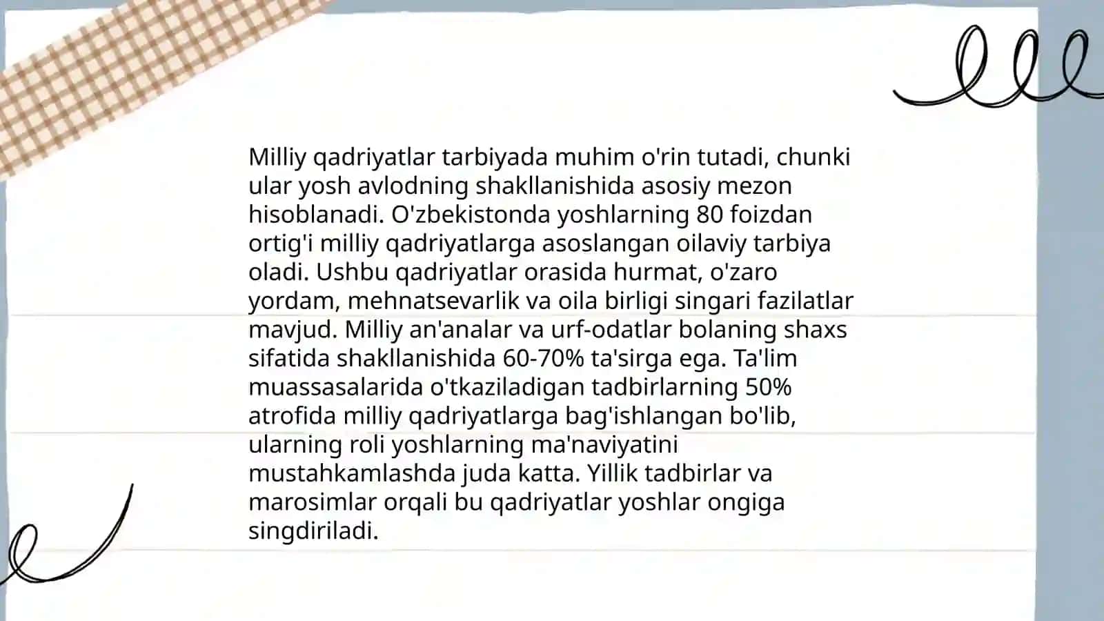Xalq ijodiy merosi tarbiyada tutgan o‘rni 4