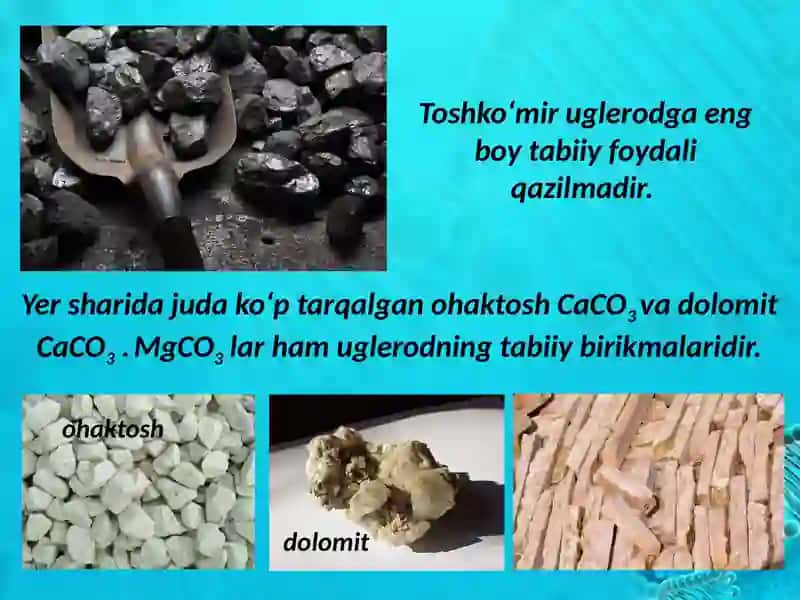 Uglerodning fizika va kimyoviy xossalari 4