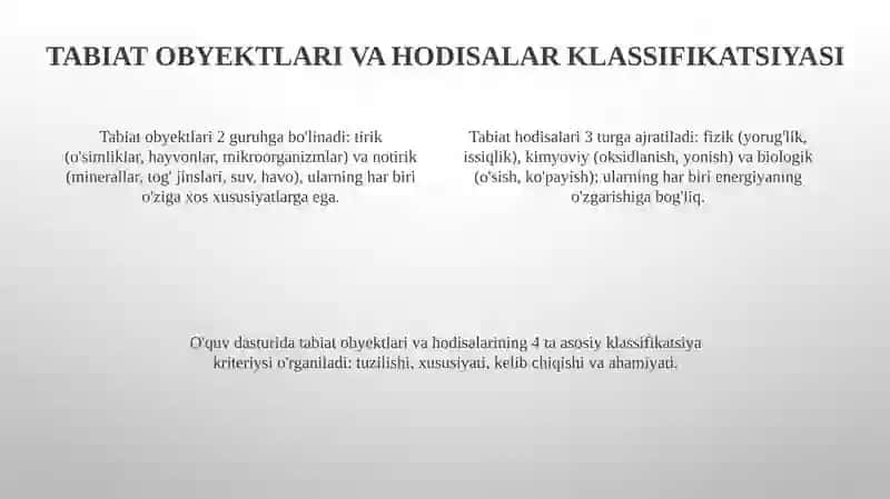 Tabiat bilan tanishtirish dasturining mazmuni va tamoyillari 4